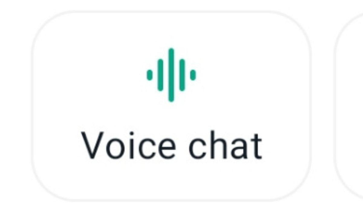 enable voice chat feature in Whatsapp