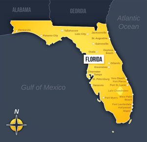 City Map of Florida Panhandle